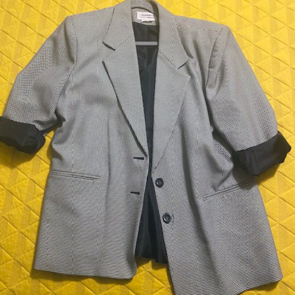 houndstooth blazer